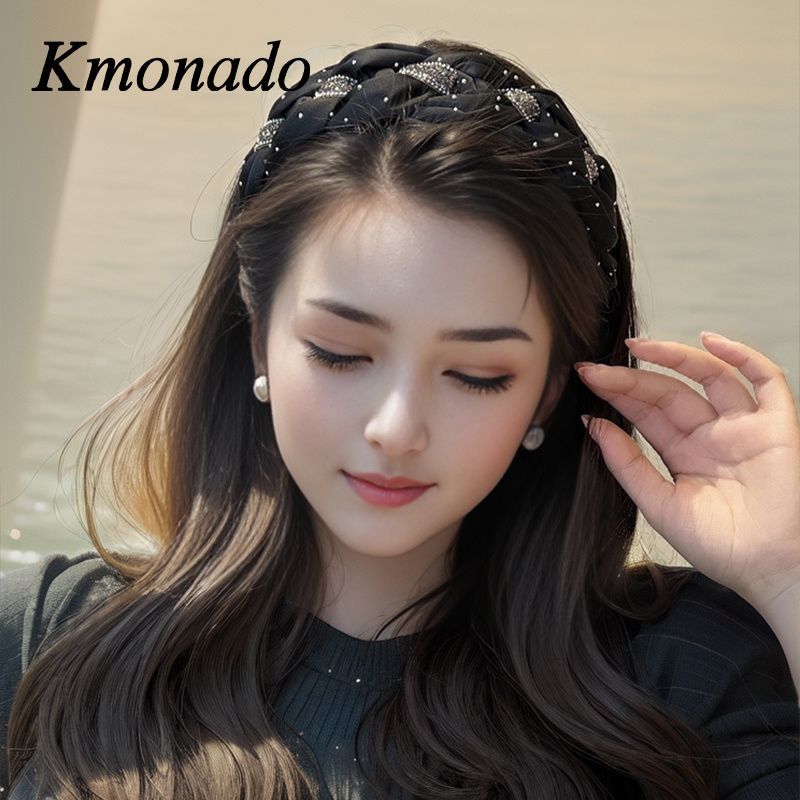 2025 Luxe Wide Headband for Women – High-Top Volume, Elegant INS-Inspired Hair Accessory