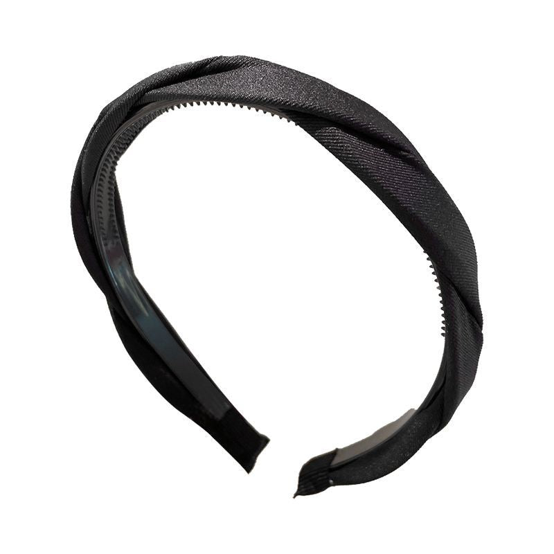 high cranial top headband women's face wash non-slip headband new versatile temperament headband with teeth hairpin hair accessories