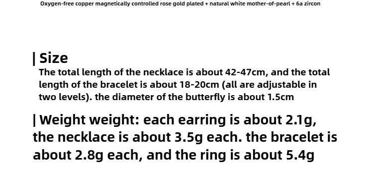 Natural White Fritillary Butterfly Stud Earrings Women's 2025 New Explosion High-end Light Luxury Temperament Rose Gold Earrings Earrings