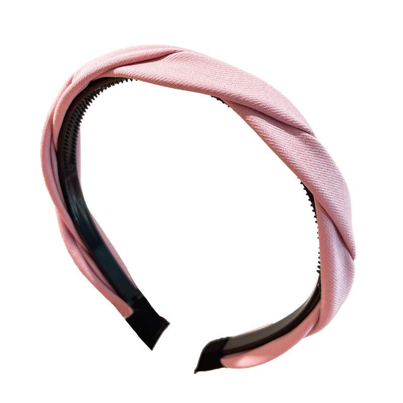 high cranial top headband women's face wash non-slip headband new versatile temperament headband with teeth hairpin hair accessories