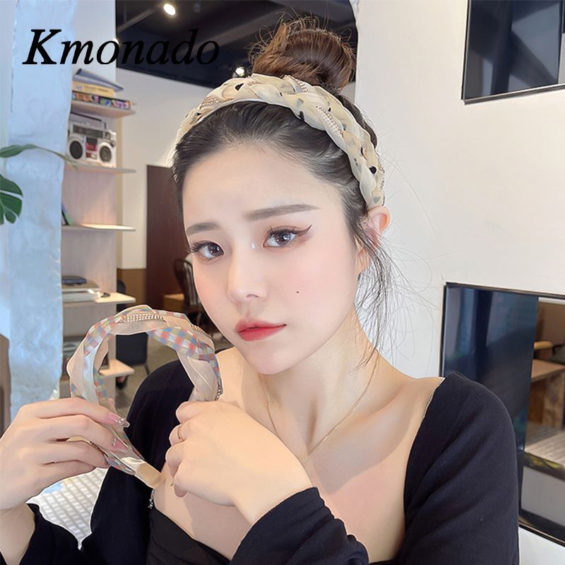 Korean Mori Xianmei headband Internet celebrity new summer pressure hair wide edge hair bundle versatile go out headgear
