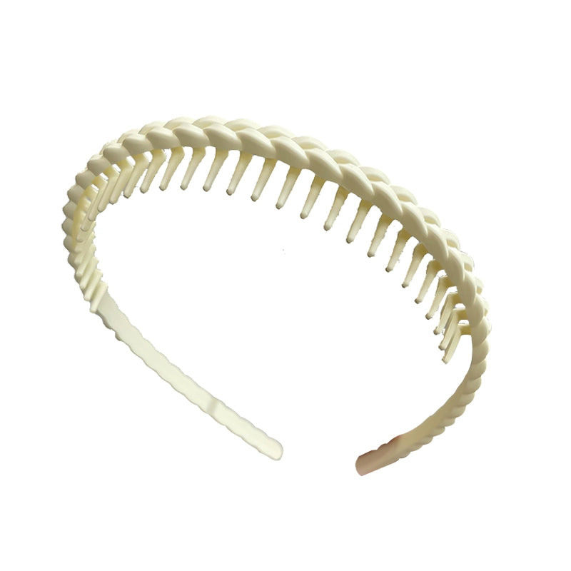 simple black headband versatile go out with teeth pressure hair non-slip headband women wash face broken hair card hairpin