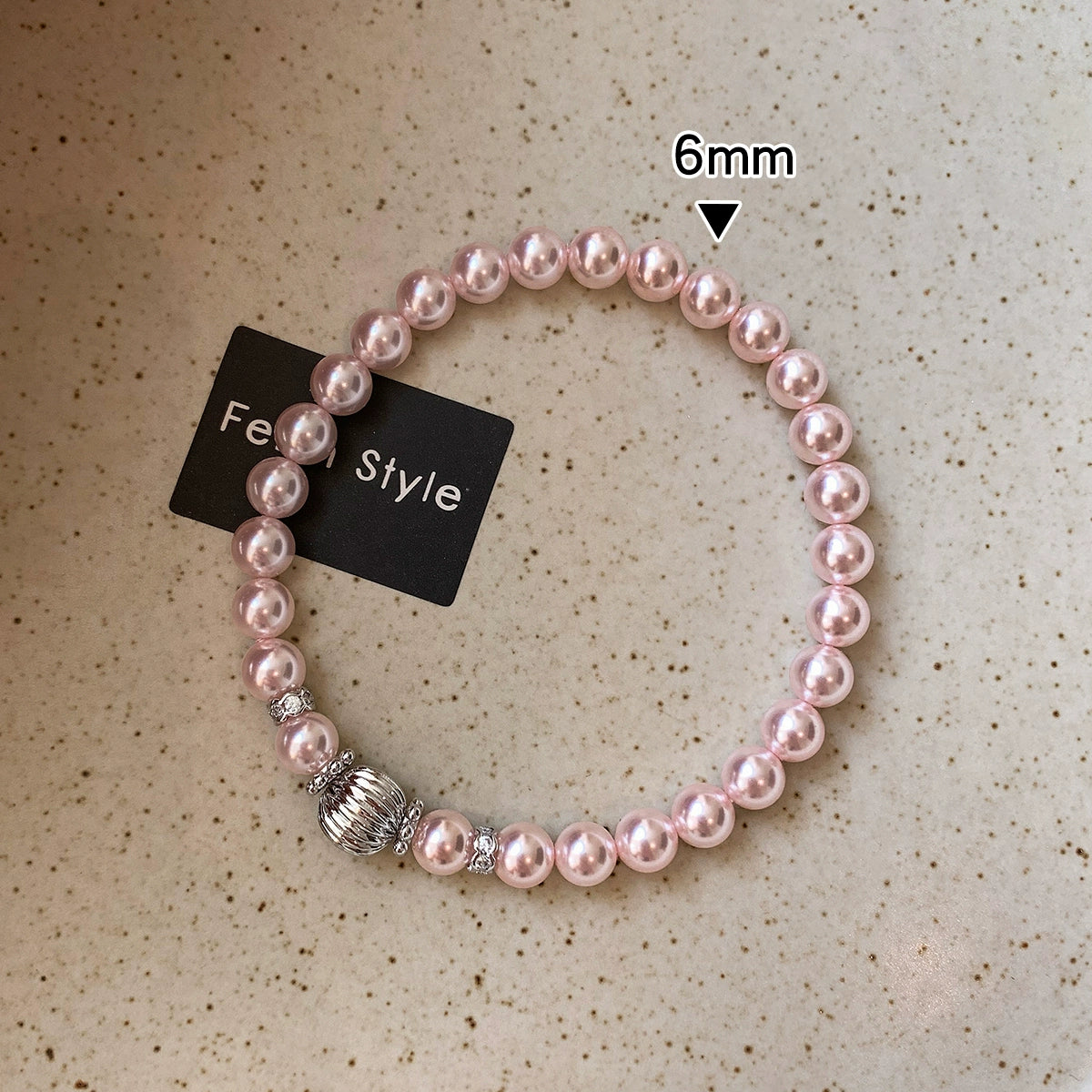 S Home Pearl White Pink Pearl Bracelet Women's 2025 New Light Luxury Exquisite Fashion New Chinese Temperament Bracelet