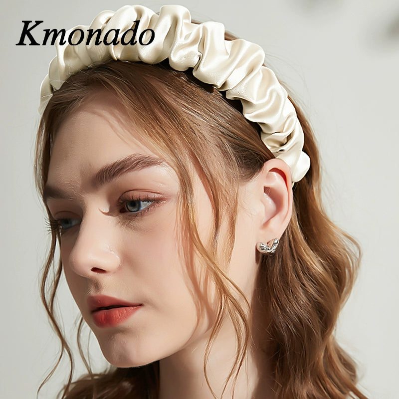 Xiaoxiangfeng headband women's 2025 new high cranial top wide edge headband versatile pressure hairpin headgear