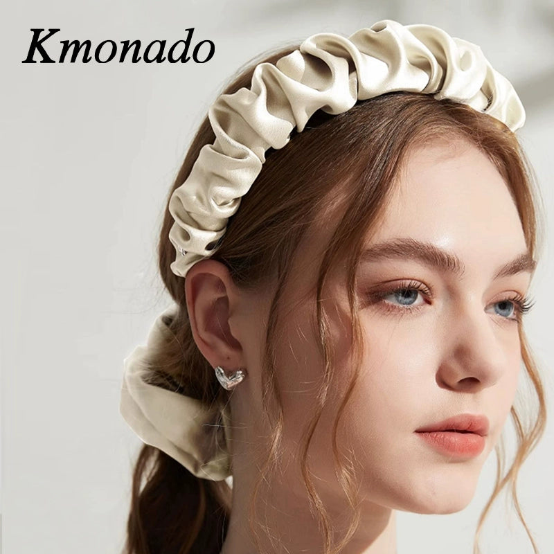 Xiaoxiangfeng headband women's 2025 new high cranial top wide edge headband versatile pressure hairpin headgear