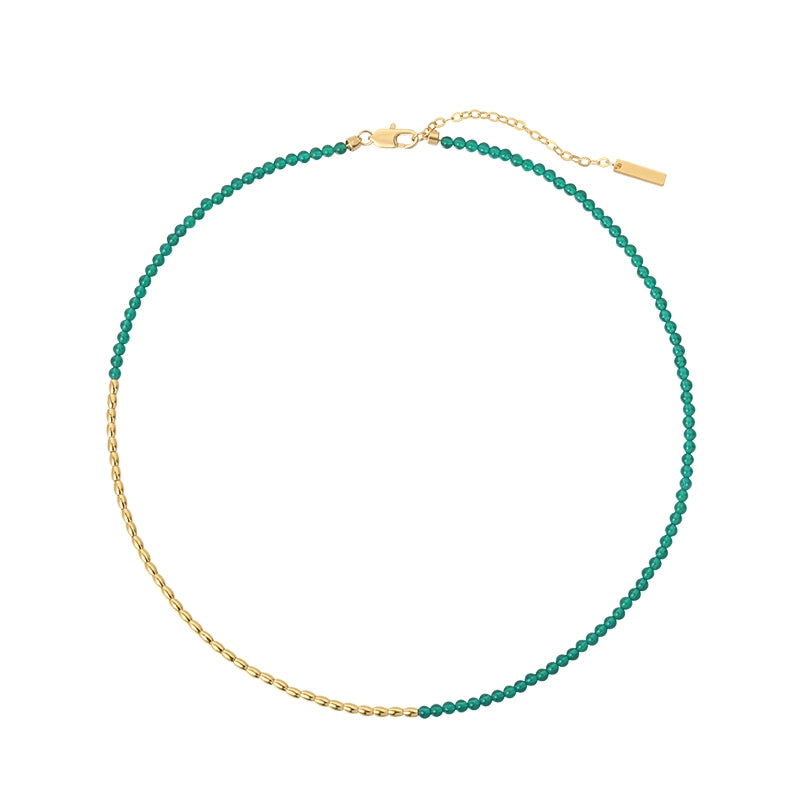 2025 New Year's red beaded necklace women's high-end accessories 2025 new explosion exquisite light luxury high-end sweater chain