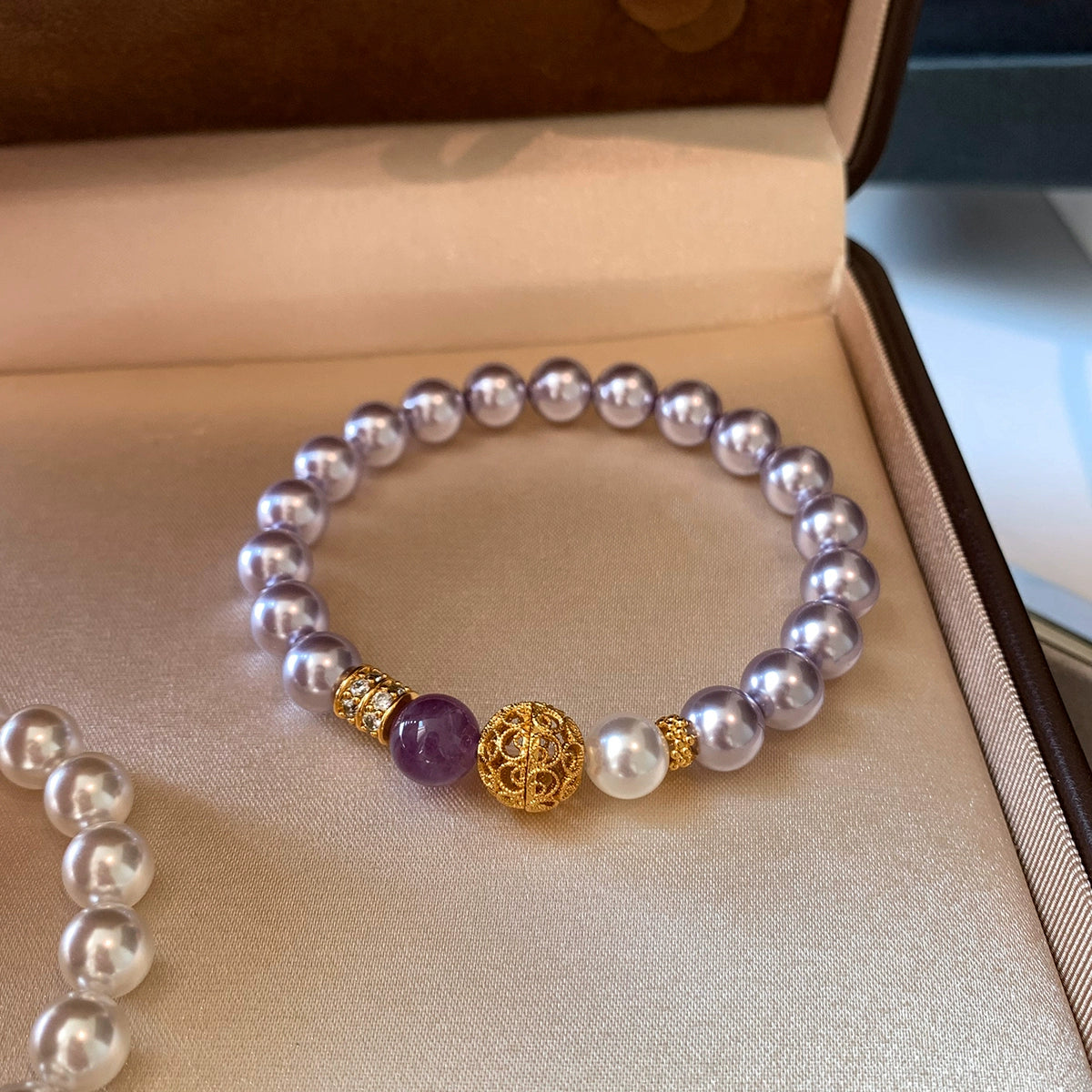 Cinnabar Red S Home Pearl Bracelet Girls' Light Luxury Niche Exquisite Fashion 2025 New Chinese Popular Bracelet