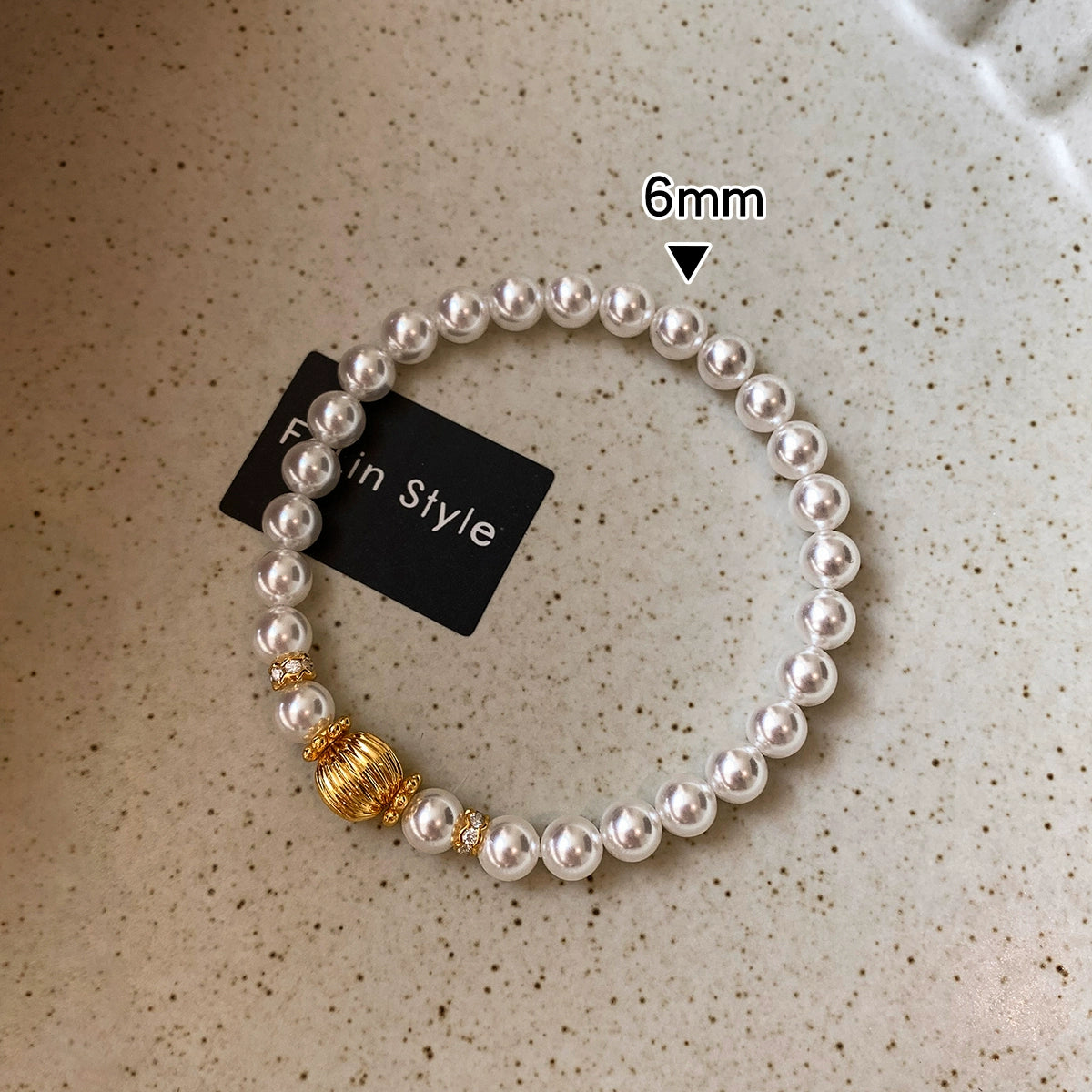 S Home Pearl White Pink Pearl Bracelet Women's 2025 New Light Luxury Exquisite Fashion New Chinese Temperament Bracelet