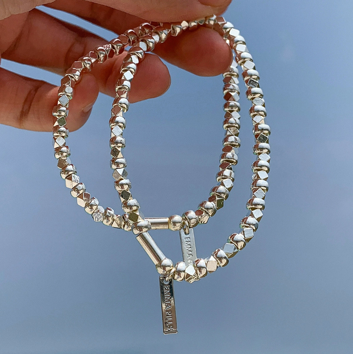 A few taels of broken silver, broken silver bracelet, women's summer light luxury niche exquisite fashion cool 2025 new bracelet