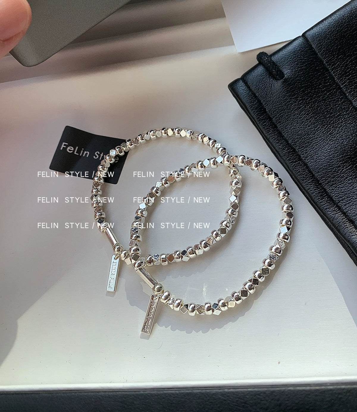 A few taels of broken silver, broken silver bracelet, women's summer light luxury niche exquisite fashion cool 2025 new bracelet