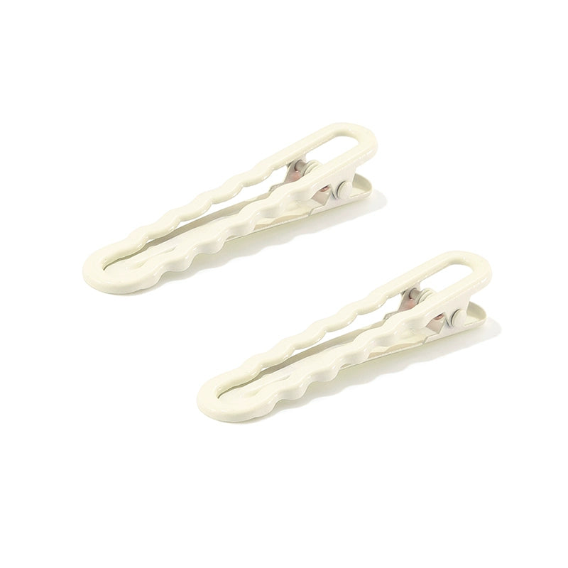 Kmonado girl candy color metal hollow hairpin simple versatile edge clip bangs clip broken hair clip headgear