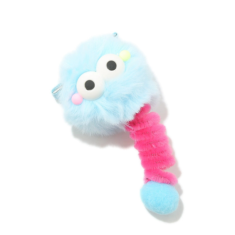 Kmonado Internet celebrity new plush color cute little monster hairpin fluff hairpin children funny headgear