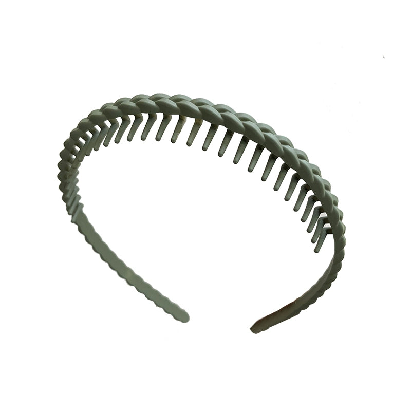 simple black headband versatile go out with teeth pressure hair non-slip headband women wash face broken hair card hairpin