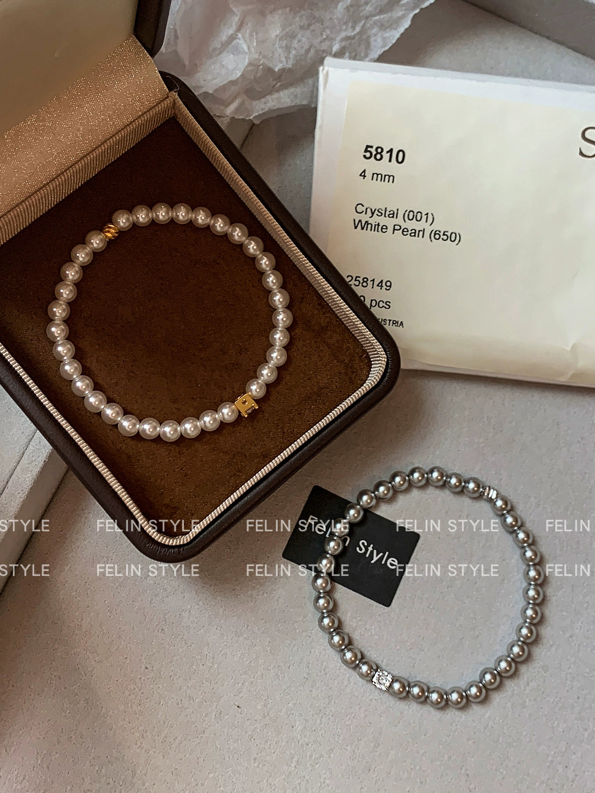 Diamond-encrusted Australian white pearl bracelet girls' light luxury niche exquisite 2025 new popular simple fashion bracelet