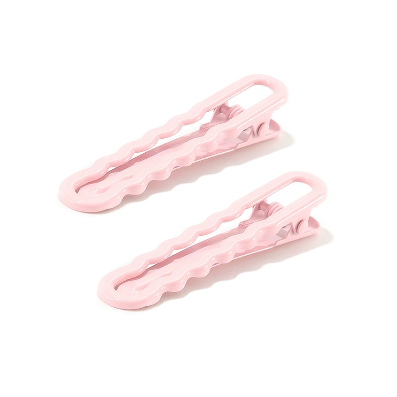 Kmonado girl candy color metal hollow hairpin simple versatile edge clip bangs clip broken hair clip headgear