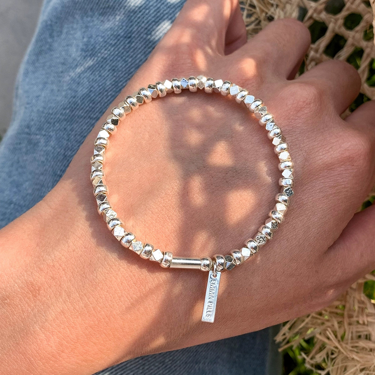 A few taels of broken silver, broken silver bracelet, women's summer light luxury niche exquisite fashion cool 2025 new bracelet