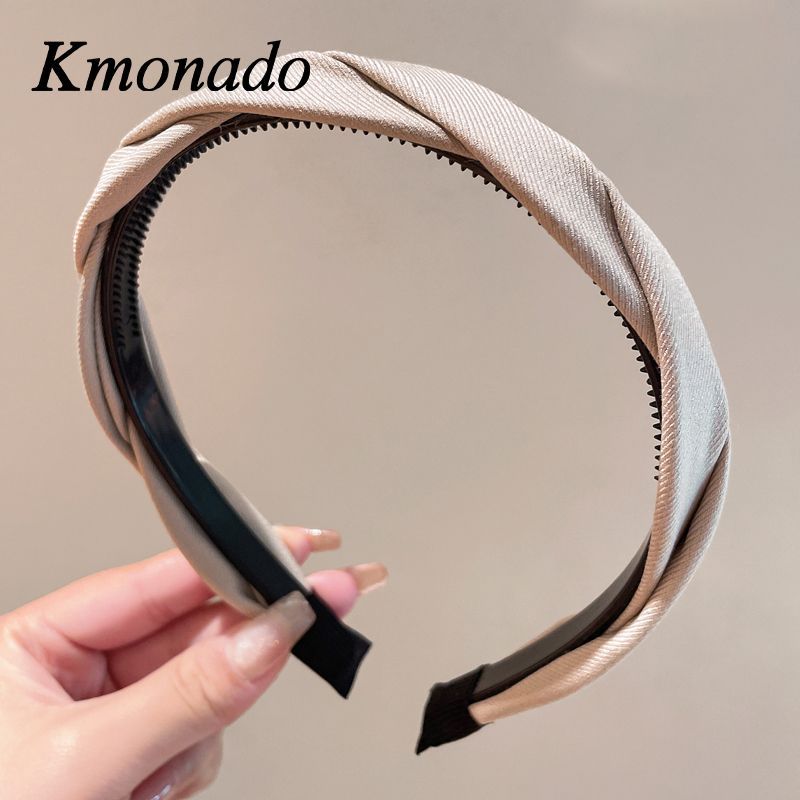 high cranial top headband women's face wash non-slip headband new versatile temperament headband with teeth hairpin hair accessories