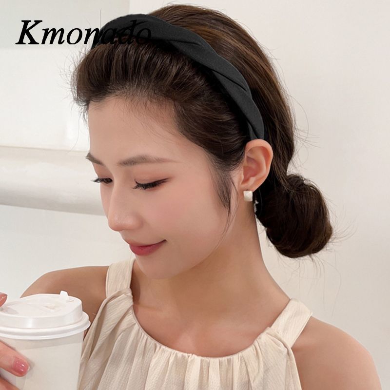 high cranial top headband women's face wash non-slip headband new versatile temperament headband with teeth hairpin hair accessories