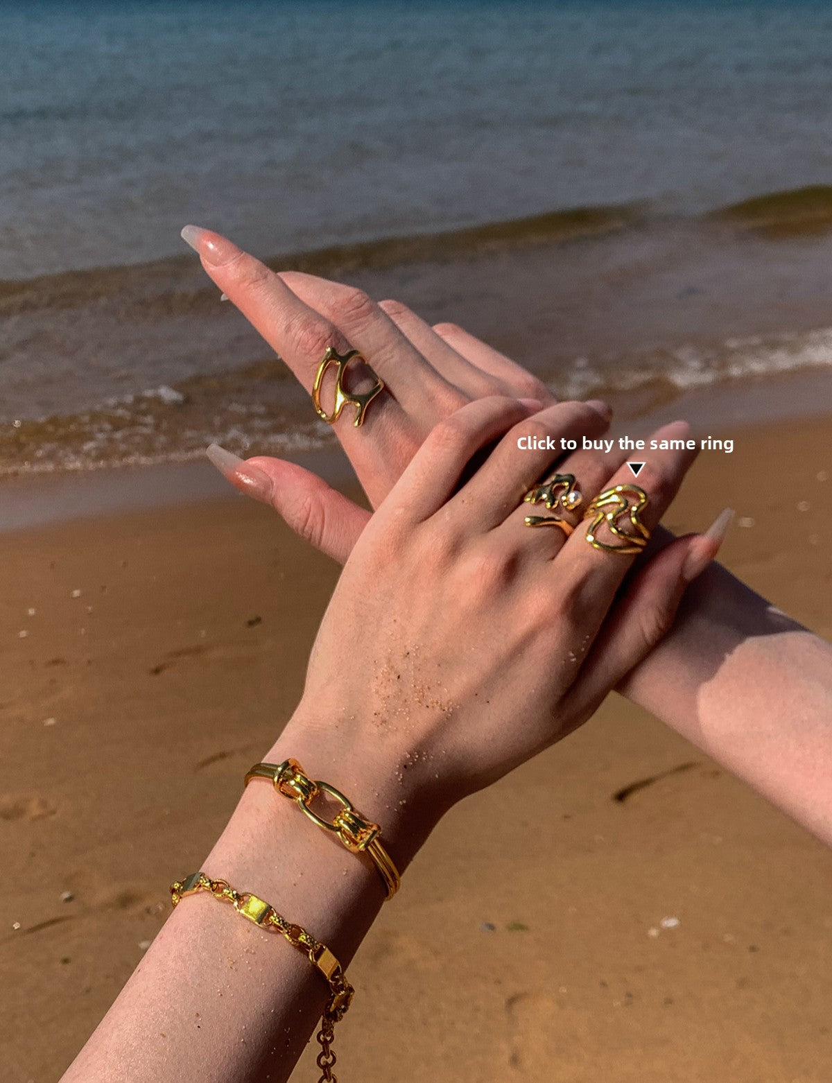 European and American style metal knotted bracelet women's light luxury niche exaggerated personality advanced sense 2025 new temperament accessories