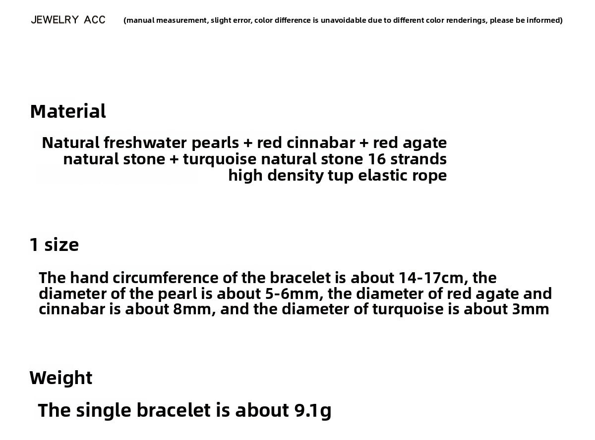 Cinnabar red natural freshwater pearl bracelet women's summer light luxury niche exquisite high-end 2025 new bracelet