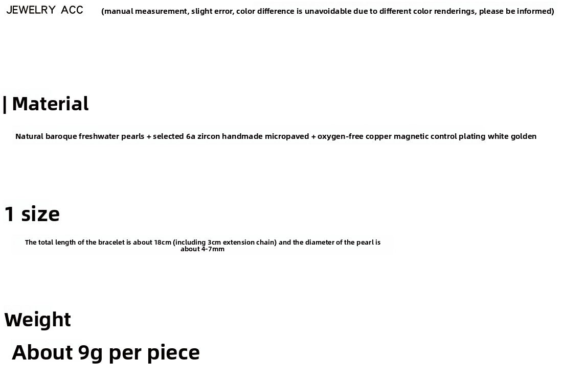 Natural freshwater pearl zircon diamond small sugar cube bracelet women's light luxury exquisite fashion 2025 new summer bracelet