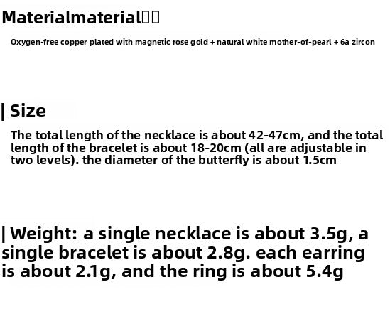 Natural white fritillary diamond zircon butterfly ring women's light luxury exquisite fashion niche design partial wealth metaphysical ring