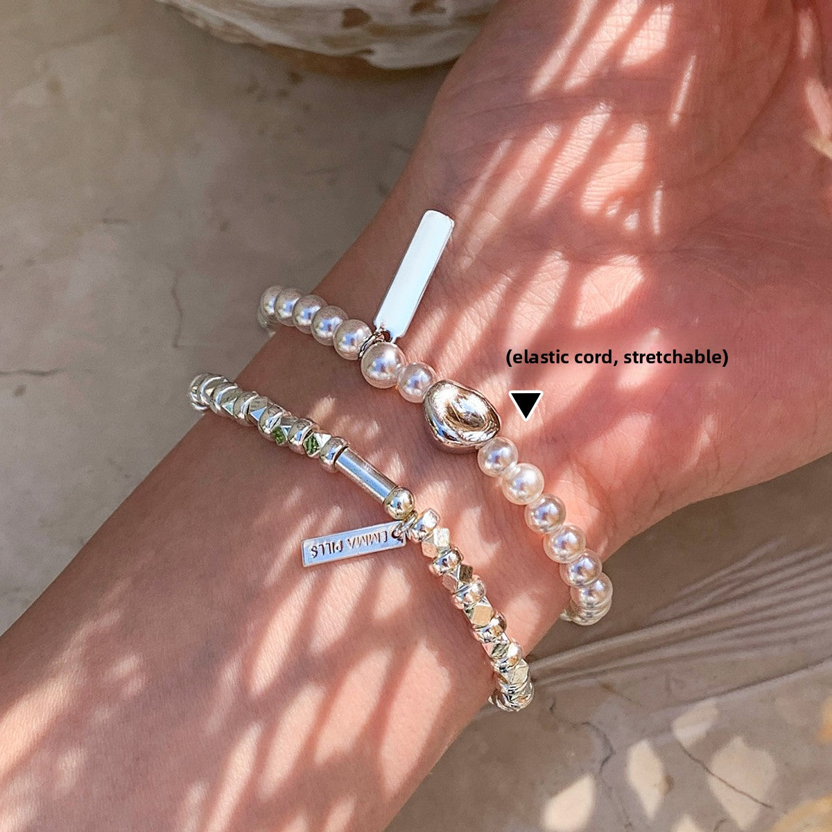 A few taels of broken silver, broken silver bracelet, women's summer light luxury niche exquisite fashion cool 2025 new bracelet